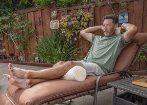 Large Roll Pillow Under Knees